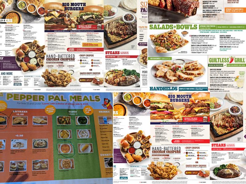 Chili's Grill & Bar Menu