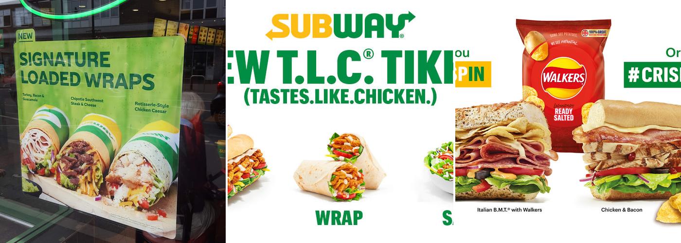 Subway Menu