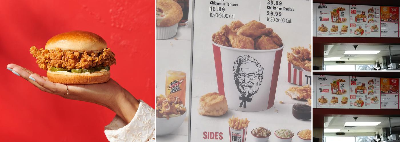 KFC Menu