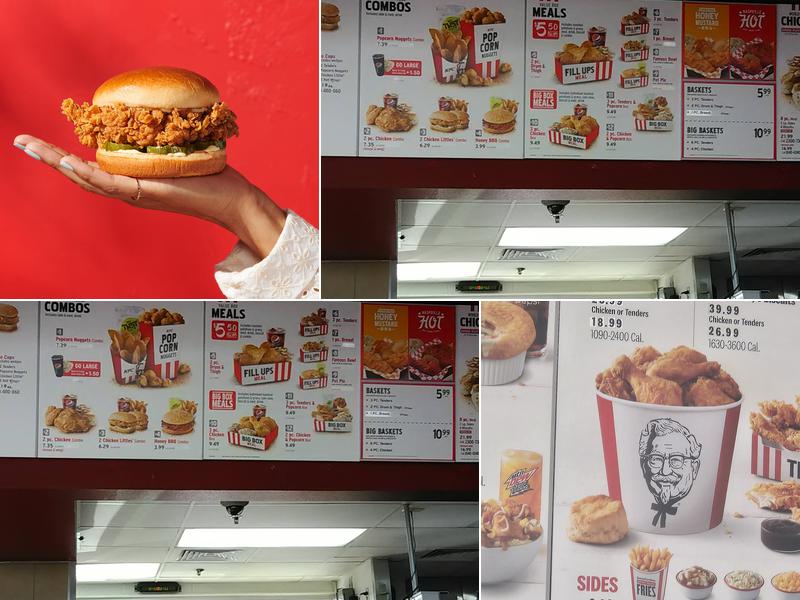 KFC Menu
