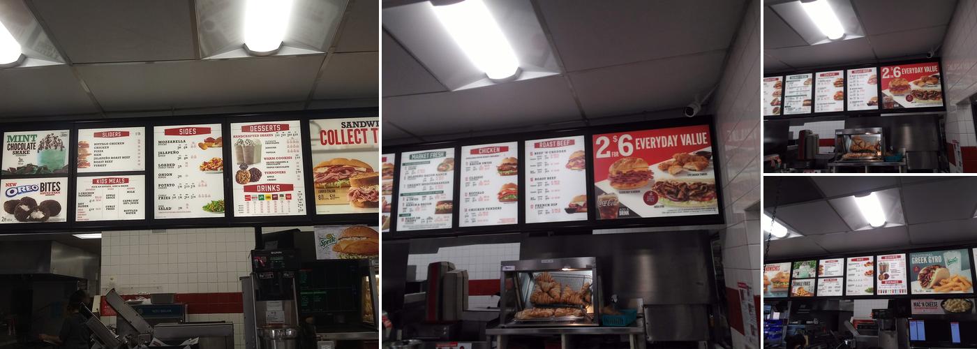 Arby's Menu