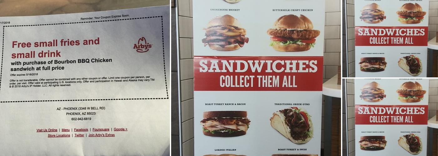 Arby's Menu