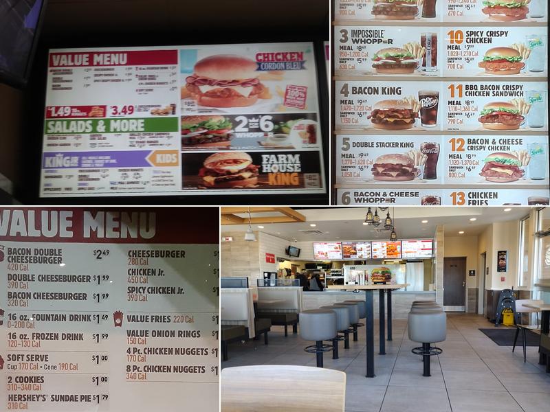 Burger King Menu