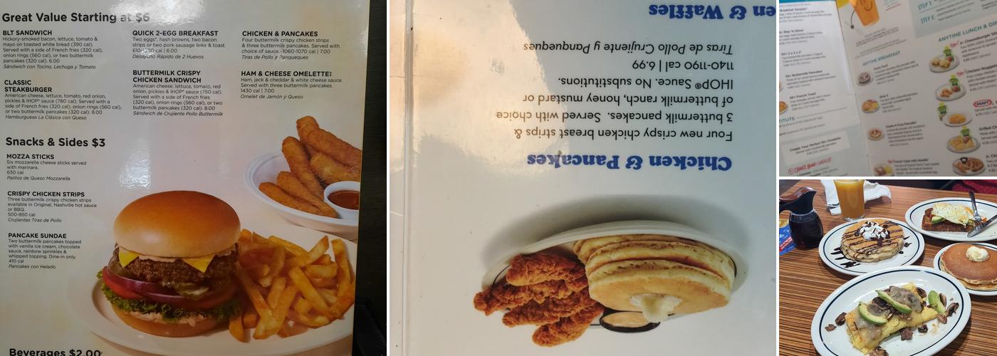 IHOP Menu