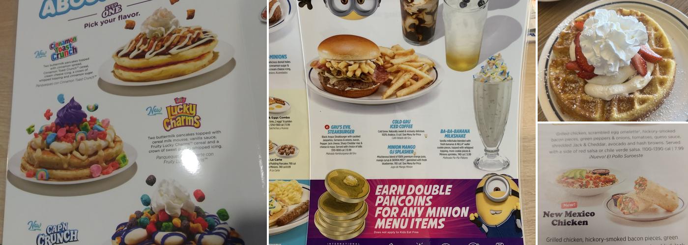 IHOP Menu
