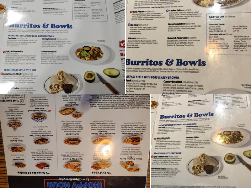 IHOP Menu