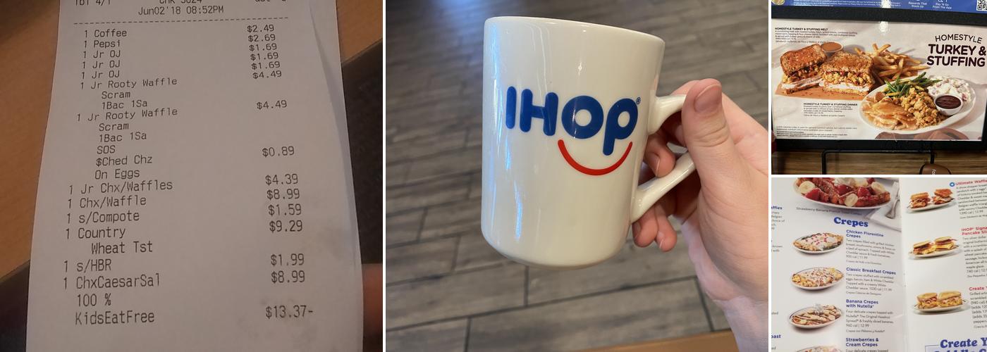 IHOP Menu