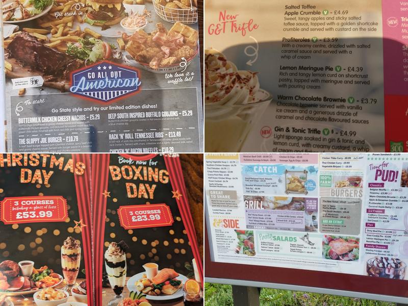 The Hunsworth Brewers Fayre Menu