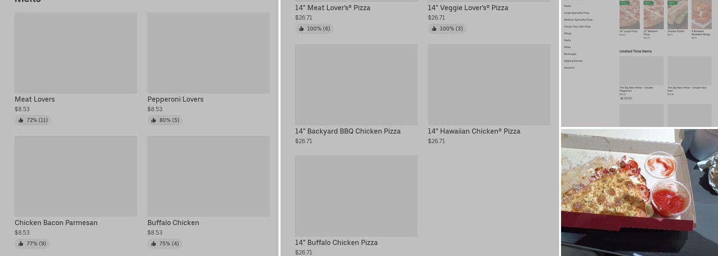 Pizza Hut Menu