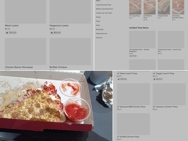 Pizza Hut Menu