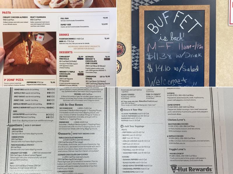 Pizza Hut Menu