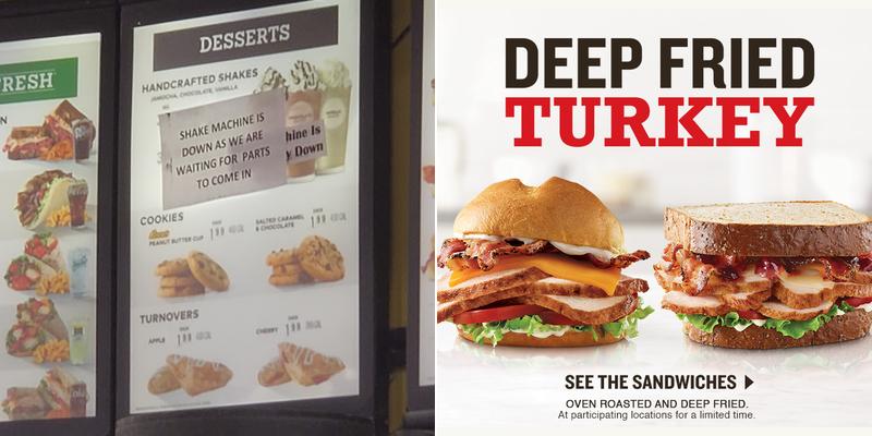 Arby's Menu