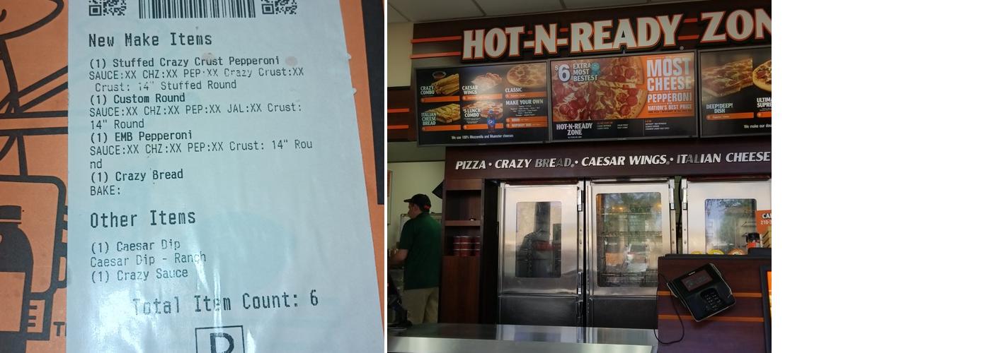 Little Caesars Pizza Menu