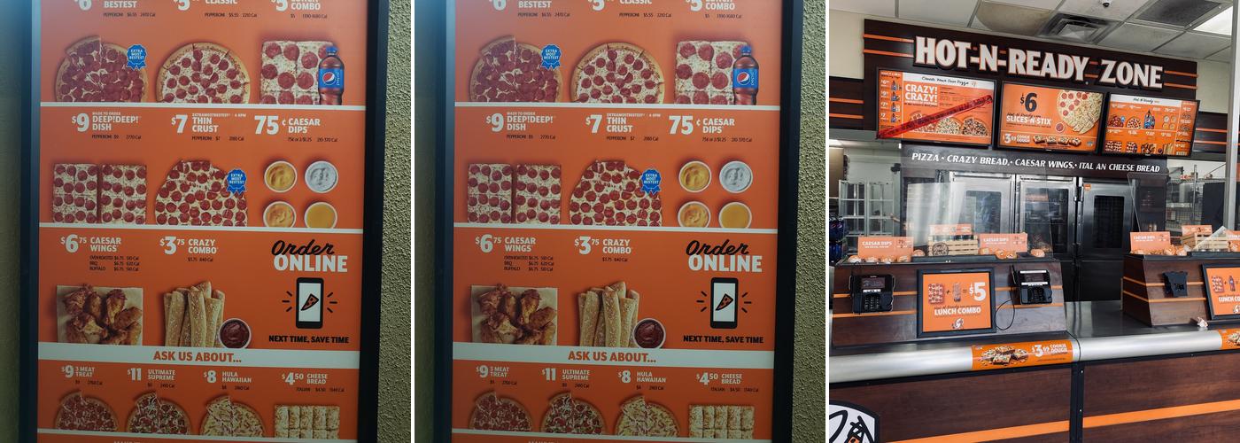 Little Caesars Pizza Menu