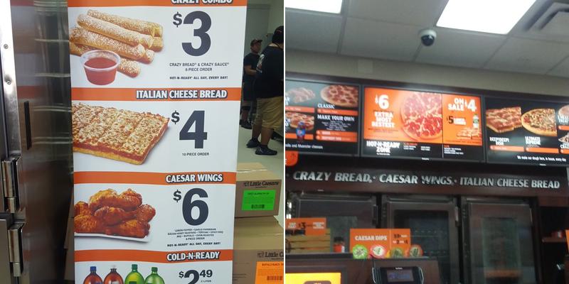 Little Caesars Pizza Menu