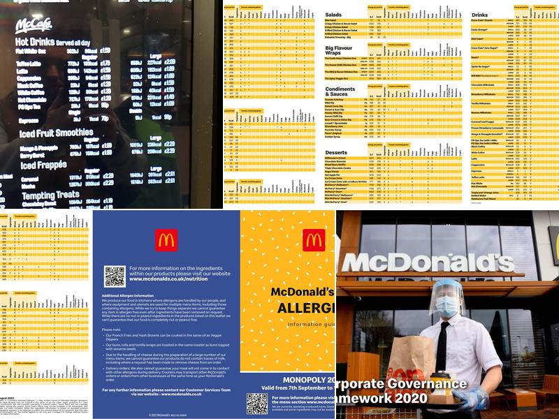 McDonald's Menu