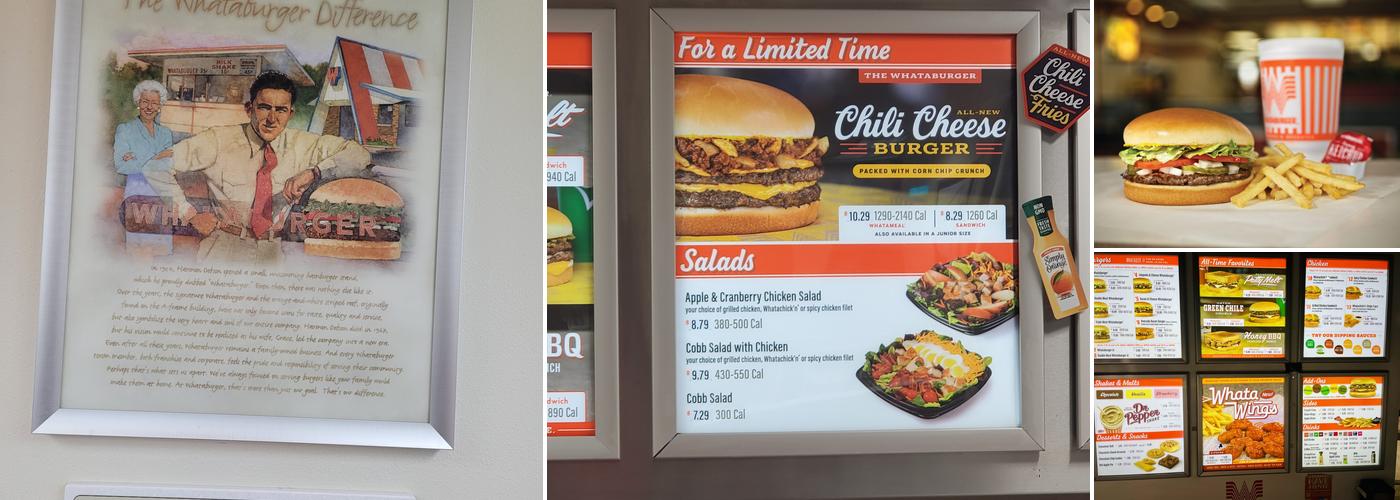 Whataburger Menu
