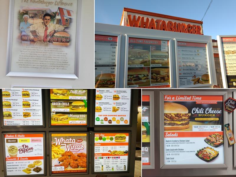 Whataburger Menu