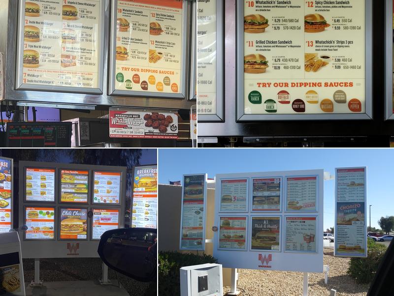 Whataburger Menu