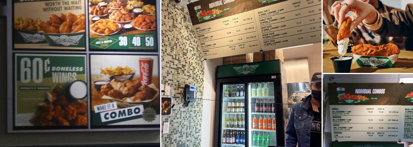 Wingstop Menu