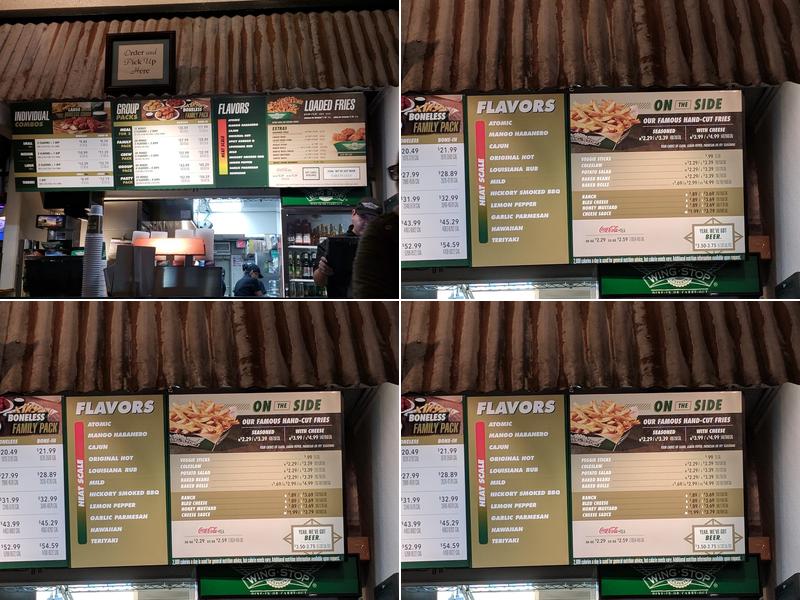 Wingstop Menu