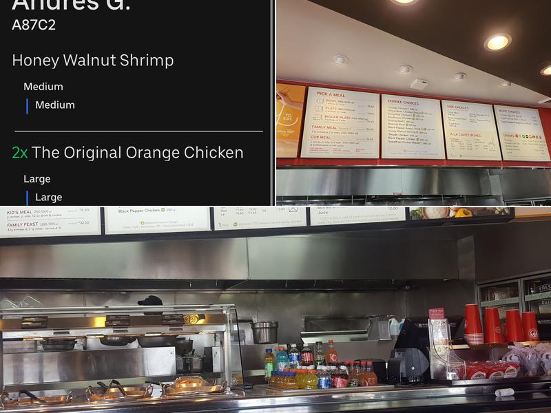 Panda Express Menu