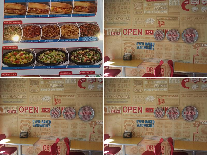 Domino's Pizza Menu