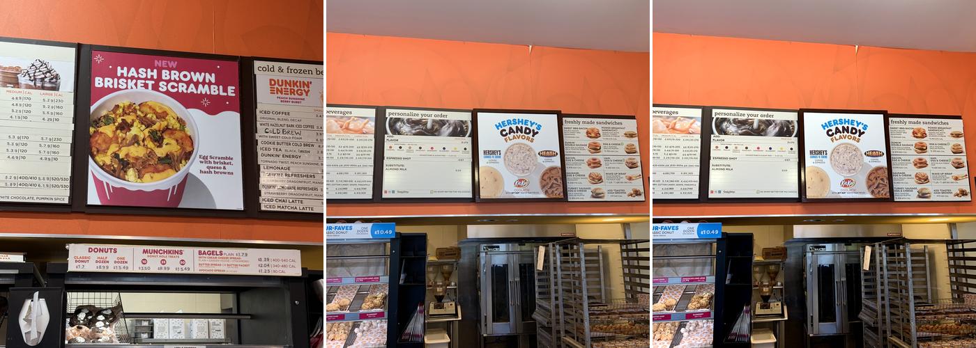 Dunkin' Menu