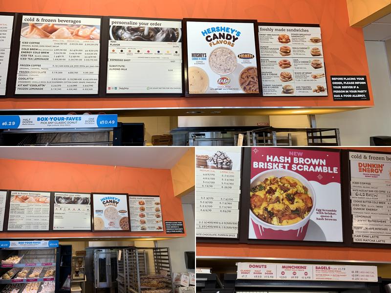 Dunkin' Menu