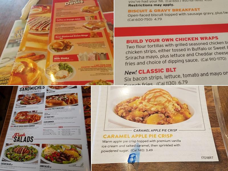 Denny's Menu