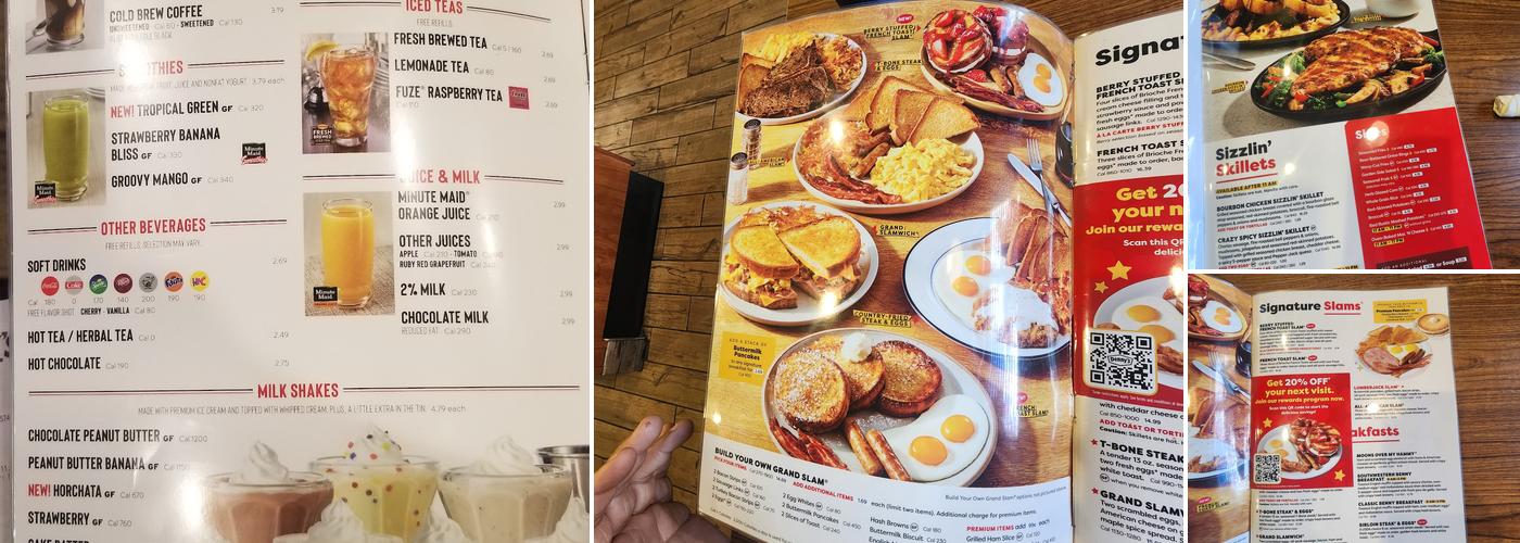 Denny's Menu