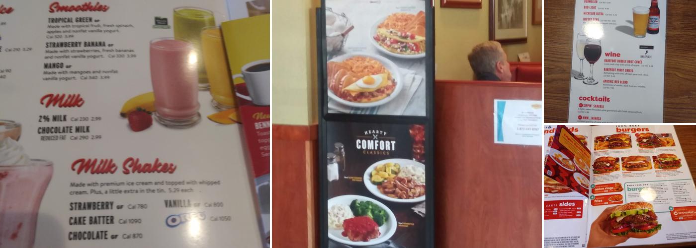 Denny's Menu