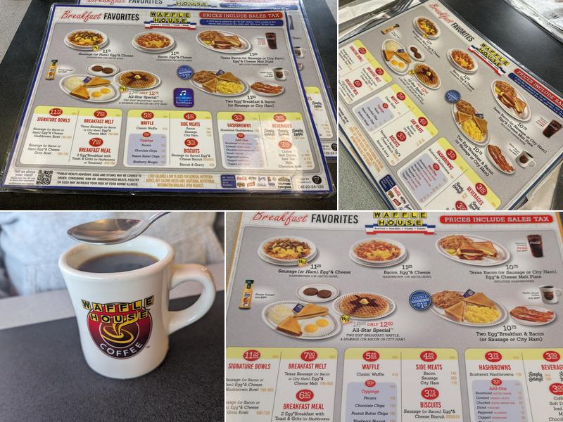 Waffle House Menu