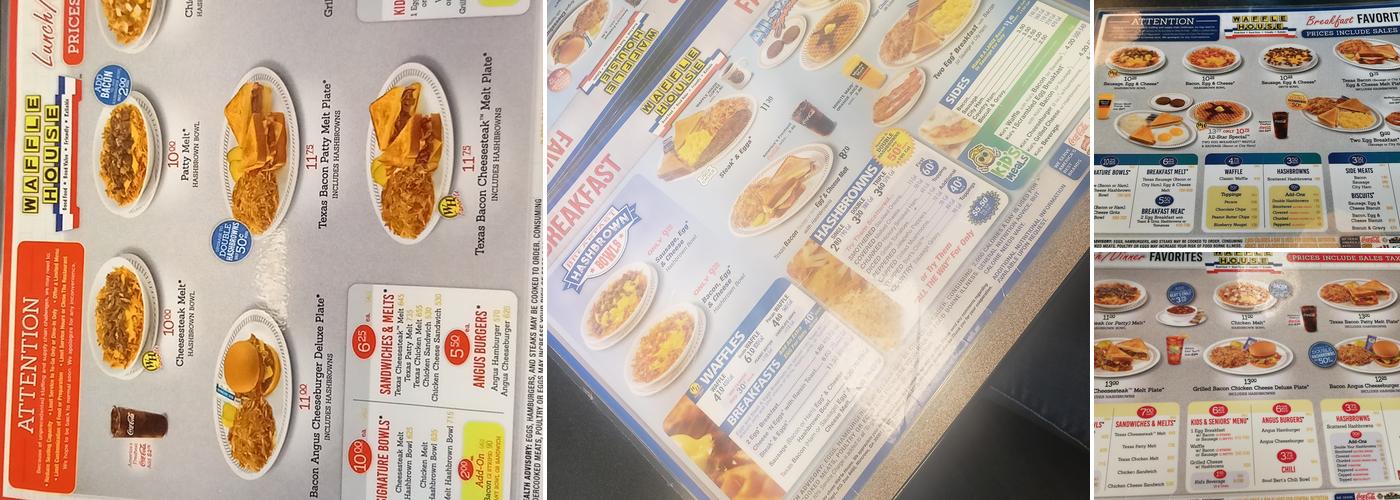 Waffle House Menu