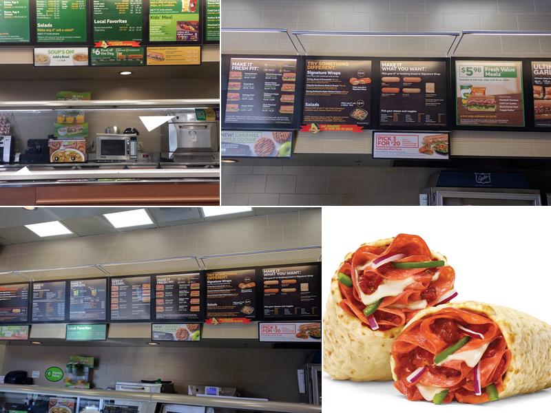 Subway Menu