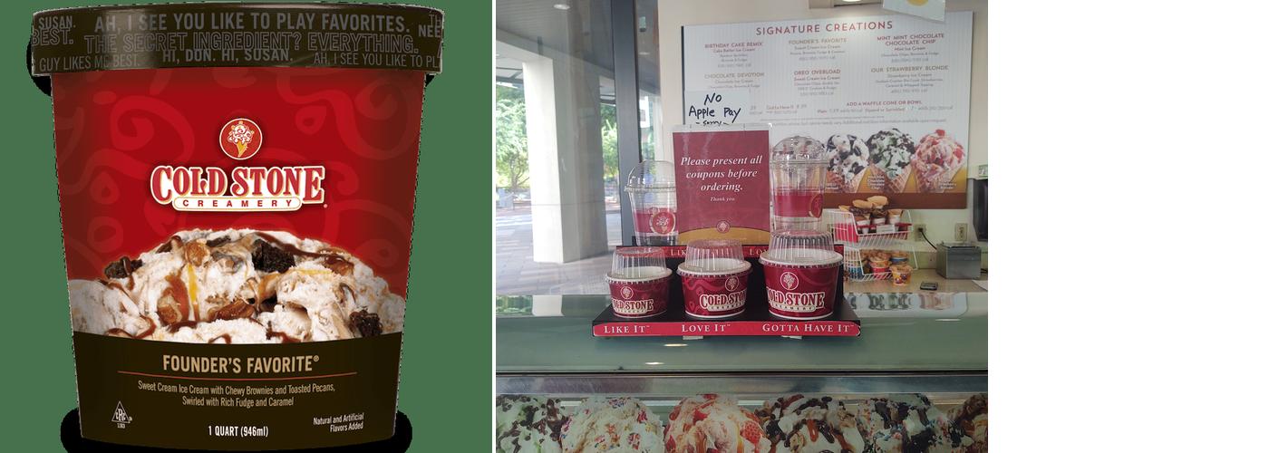 Cold Stone Creamery Menu