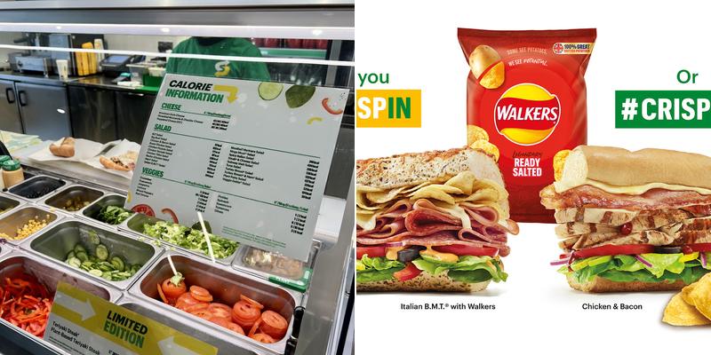 Subway Menu