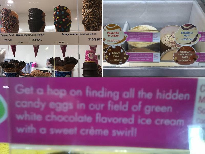 Baskin-Robbins Menu