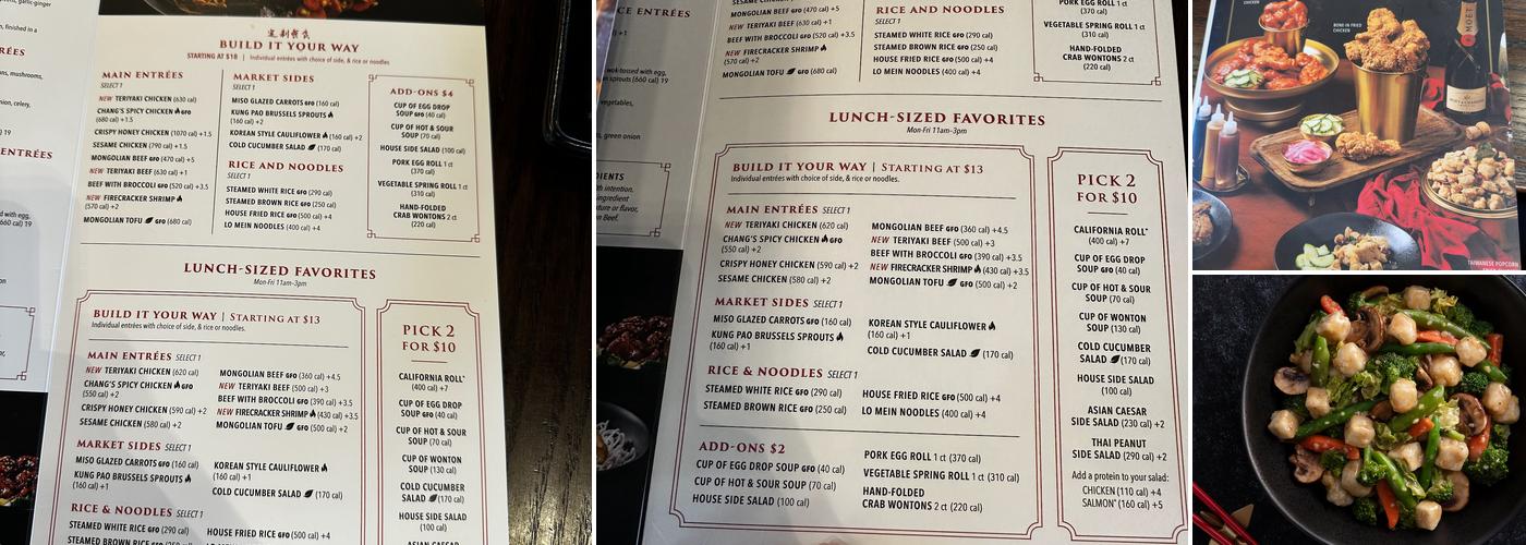 P.F. Chang's Menu