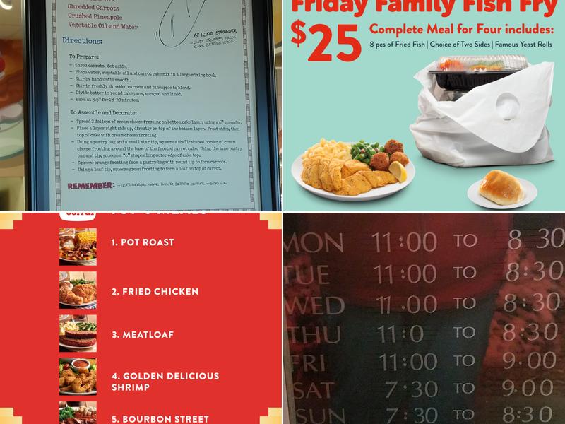 Golden Corral Buffet & Grill Menu