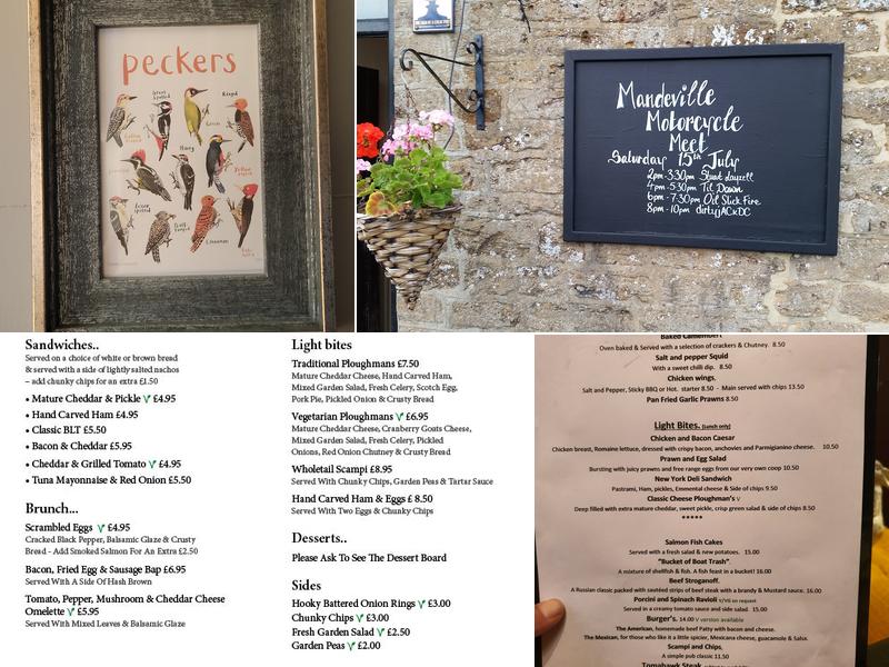 The Three Conies Menu