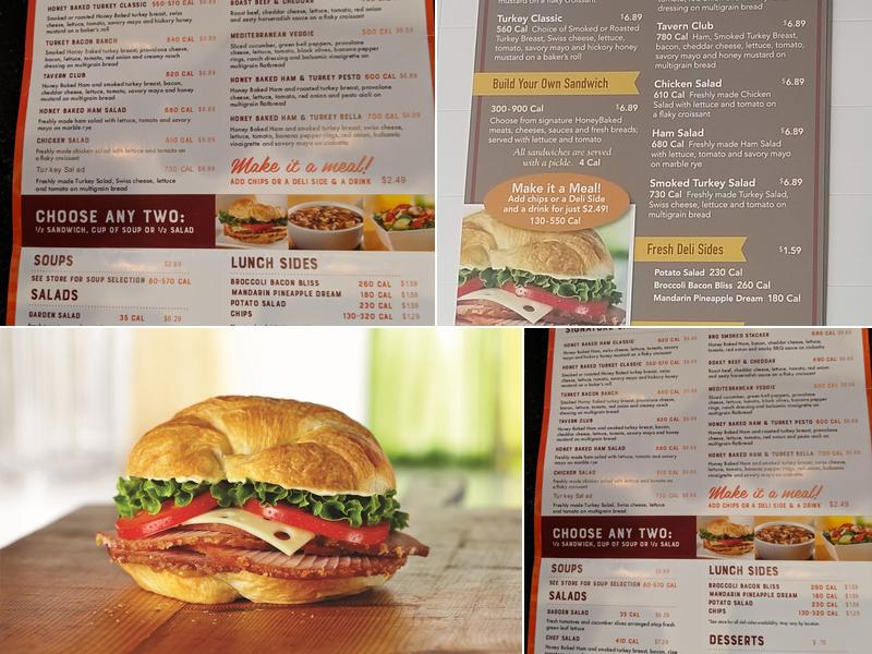 The Honey Baked Ham Company Menu
