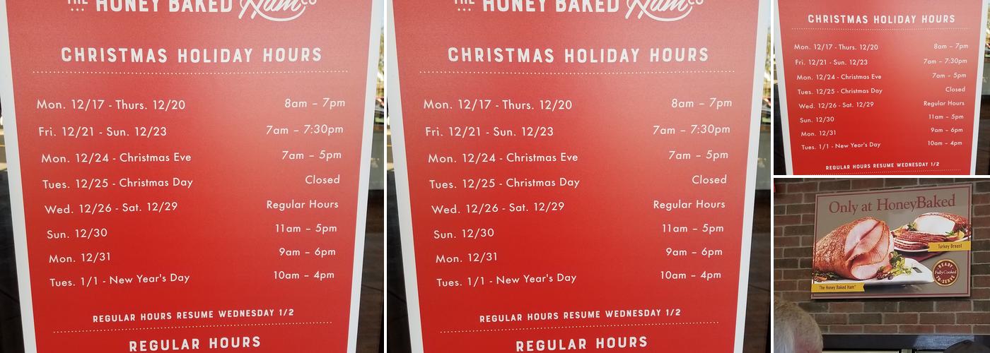 The Honey Baked Ham Company Menu