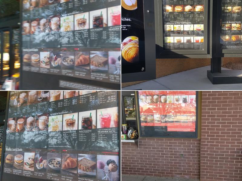 Starbucks Menu