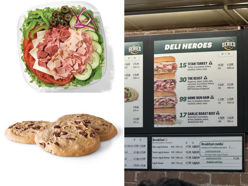 Subway Menu