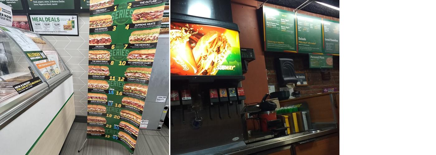 Subway Menu