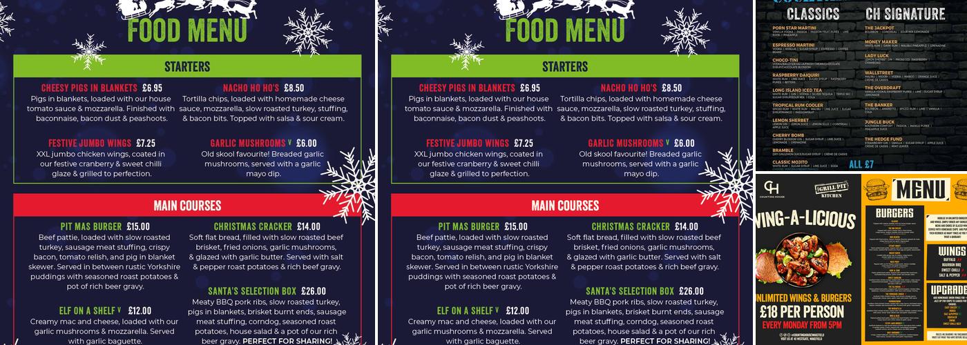 The Grill Pit Kitchen Menu