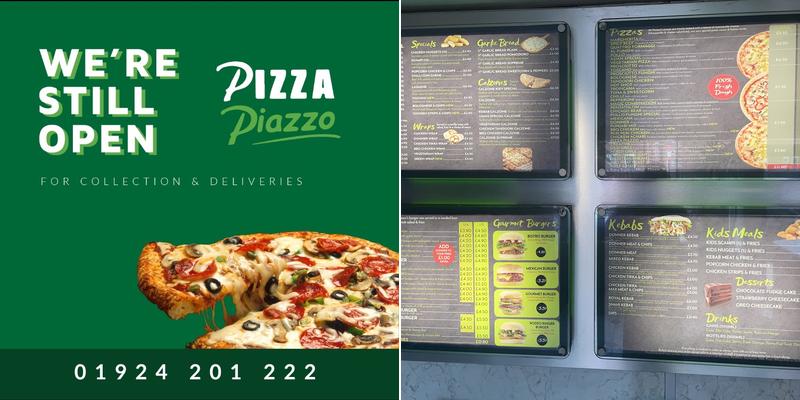 Pizza Piazzo Menu