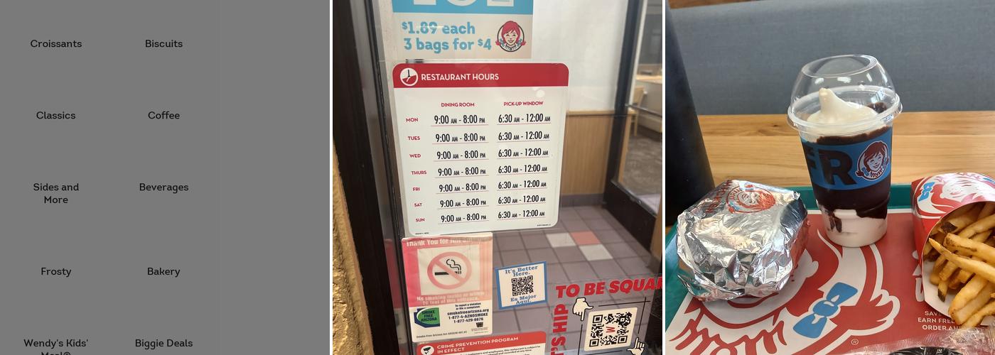 Wendy's Menu