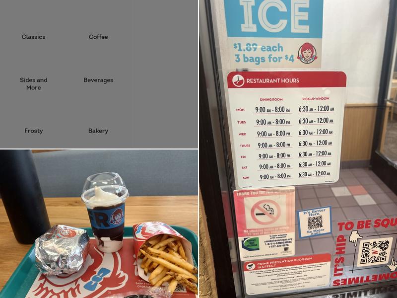 Wendy's Menu